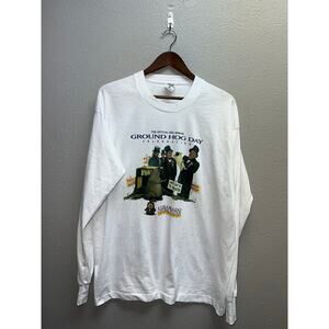 Vintage Ground Hog Day Shirt Colorado Central Station XL Long Sleeve Tee